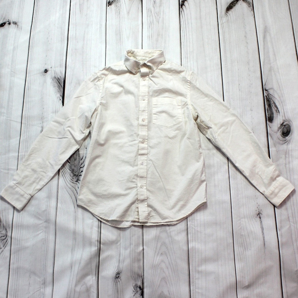 Old Navy Men's Oxford White Button Down Size S